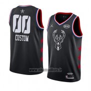 Maillot All Star 2019 Milwaukee Bucks Personnalise Noir