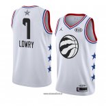 Maillot All Star 2019 Tornto Raptors Kyle Lowry No 7 Blanc