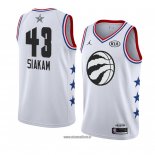 Maillot All Star 2019 Tornto Raptors Pascal Siakam No 43 Blanc