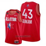 Maillot All Star 2020 Tornto Raptors Pascal Siakam No 43 Rouge