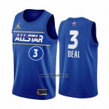 Maillot All Star 2021 Washington Wizards Bradley Beal No 3 Bleu