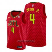 Maillot Atlanta Hawks Charlie Brown Jr. No 4 Statement Rouge