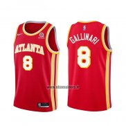 Maillot Atlanta Hawks Danilo Gallinari No 8 Icon 2020-21 Rouge