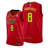 Maillot Atlanta Hawks Isaac Humphries No 8 Rouge Statement