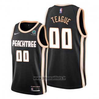 Maillot Atlanta Hawks Jeff Teague No 00 Ville Noir