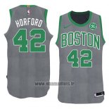 Maillot Boston Celtics Al Horford No 42 Noel 2018 Vert