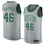 Maillot Boston Celtics Aron Baynes No 46 Ville 2018 Gris