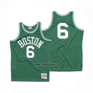 Maillot Boston Celtics Bill Russell NO 6 Hardwood Classics 1962-63 Vert