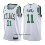 Maillot Boston Celtics Kyrie Irving No 11 2017-18 Blanc