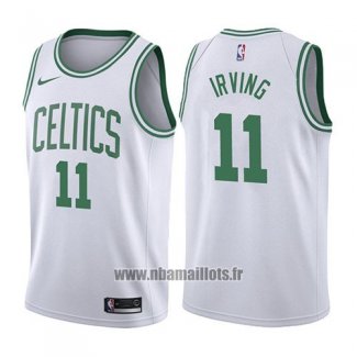 Maillot Boston Celtics Kyrie Irving No 11 2017-18 Blanc