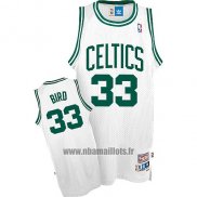 Maillot Boston Celtics Larry Bird No 33 Retro Blanc
