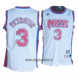 Maillot Brooklyn Nets Drazen Petrovic No 3 Retro Blanc