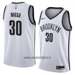 Maillot Brooklyn Nets Dzanan Musa No 30 Association 2018 Blanc