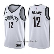 Maillot Brooklyn Nets Joe Harris No 12 Association 2017-18 Blanc