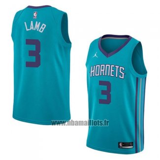 Maillot Charlotte Hornets Jeremy Lamb No 3 Icon 2018 Vert