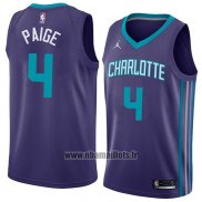 Maillot Charlotte Hornets Marcus Paige No 4 Statement 2018 Volet