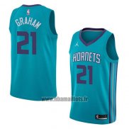 Maillot Charlotte Hornets Treveon Graham No 21 Icon 2018 Vert