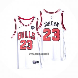 Maillot Chicago Bulls Michael Jordan NO 23 Association 2022-23 Blanc