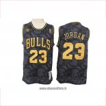 Maillot Chicago Bulls Michael Jordan No 23 Hardwood Classics Noir