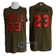 Maillot Chicago Bulls Michael Jordan No 23 Nike Vert