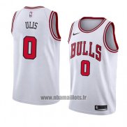 Maillot Chicago Bulls Tyler Ulis No 0 Association 2018 Blanc