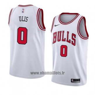 Maillot Chicago Bulls Tyler Ulis No 0 Association 2018 Blanc