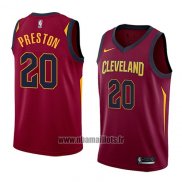 Maillot Cleveland Cavaliers Billy Preston No 20 Icon 2018 Rouge