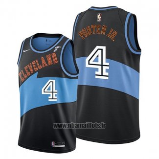 Maillot Cleveland Cavaliers Kevin Porter Jr. No 4 Classic Edition 2019-20 Noir