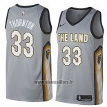 Maillot Cleveland Cavaliers Marcus Thornton No 33 Ville 2018 Gris