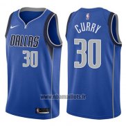 Maillot Dallas Mavericks Seth Curry No 30 Icon 2017-18 Bleu