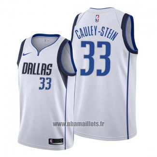 Maillot Dallas Mavericks Willie Cauley-stein No 33 Association 2020 Blanc