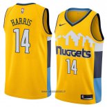 Maillot Denver Nuggets Gary Harris No 14 Statement 2018 Jaune