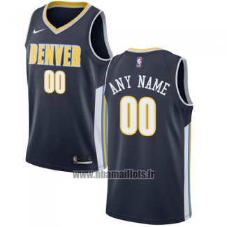 Maillot Denver Nuggets Personnalise 2017-18 Noir