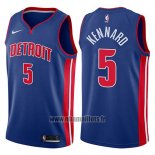 Maillot Detroit Pistons Luke Kennard No 5 Icon 2017-18 Bleu