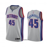 Maillot Detroit Pistons Sekou Doumbouya No 45 Statement 2020-21 Gris