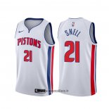 Maillot Detroit Pistons Tony Snell NO 21 Association 2019-20 Blanc