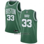 Maillot Enfant Boston Celtics Larry Bird No 33 Ville 2018 Vert