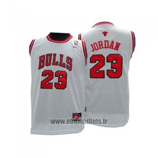 Maillot Enfant Chicago Bulls Michael Jordan No 23 Blanc