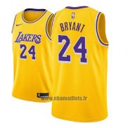 Maillot Enfant Los Angeles Lakers Kobe Bryant No 24 Icon 2018-19 Jaune