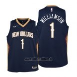 Maillot Enfant New Orleans Pelicans Zion Williamson No 1 Icon 2019 Bleu