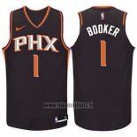 Maillot Enfant Phoenix Suns Devin Booker No 1 Statement 2017-18 Noir