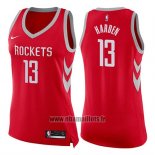 Maillot Femme Houston Rockets James Harden No 13 Icon 2017-18 Rouge
