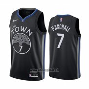 Maillot Golden State Warriors Eric Paschall No 7 Ville Edition Noir