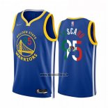 Maillot Golden State Warriors Juan Toscano-Anderson NO 95 Icon Royal Special Mexique Edition Bleu