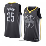 Maillot Golden State Warriors Kendrick Nunn No 25 Statement 2018 Noir