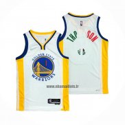 Maillot Golden State Warriors Klay Thompson NO 11 2022 Slam Dunk Special Mexique Edition Blanc