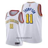 Maillot Golden State Warriors Klay Thompson No 11 Classic Edition Blanc