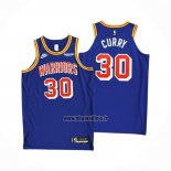 Maillot Golden State Warriors Stephen Curry NO 30 Classic 2021-22 Authentique Bleu