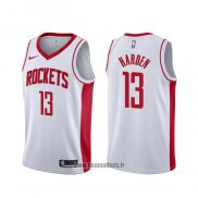 Maillot Houston Rockets James Harden NO 13 Association Blanc