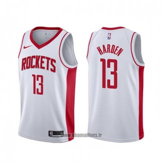 Maillot Houston Rockets James Harden NO 13 Association Blanc